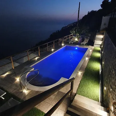 Sunrise. Pool&seaview In Amalfi Coast Villa Conca dei Marini
