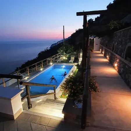 Sunrise. Pool And Seaview In Amalfi Coast Villa Conca dei Marini