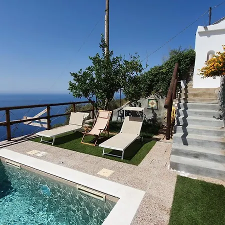 Sunrise. Pool And Seaview In Amalfi Coast Villa *