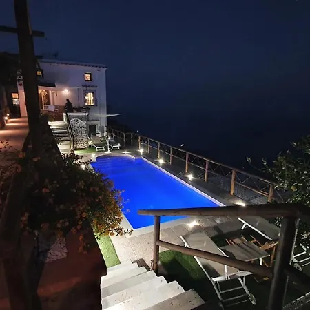 Villa Sunrise. Pool And Seaview In Amalfi Coast