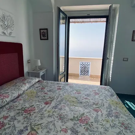 Sunrise. Pool And Seaview In Amalfi Coast Villa